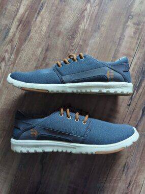 Men's Etnies Scout Skate Shoes in Navy/Gold Size 9.5